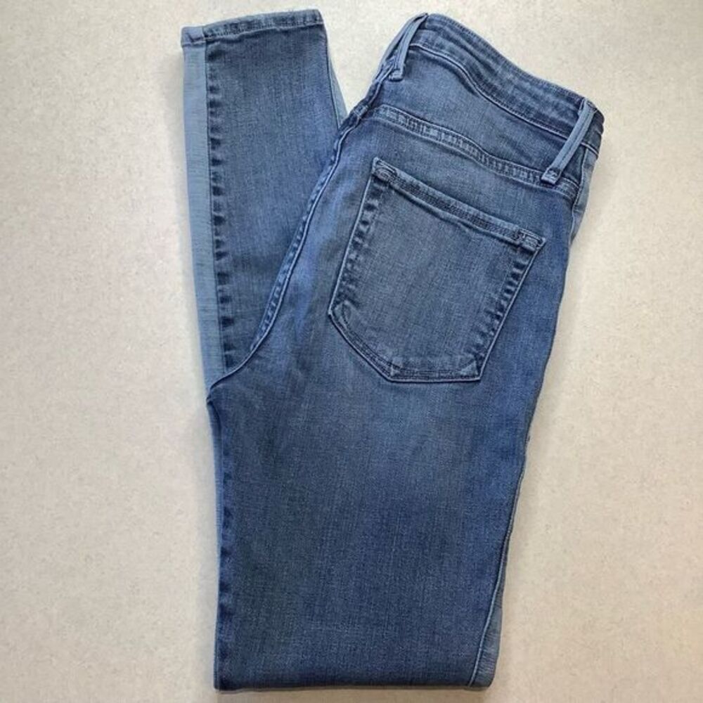 Good American Good Waist 0/25 Two Toned Side Panel Jeans - Picture 2 of 7